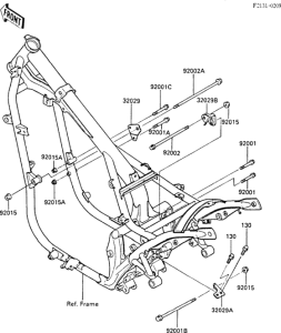 EN450 Рама ,крепежные детали