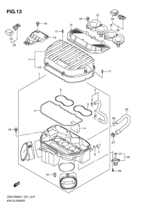 GSX-R600 Воздухоочиститель