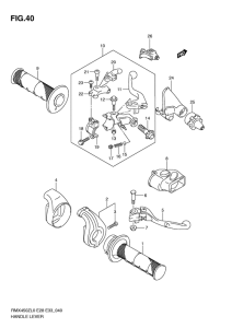RMX450 Рулевой рычаг