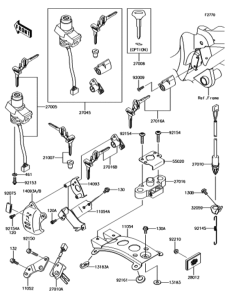 BJ250LGFA イグニッションスイッチ