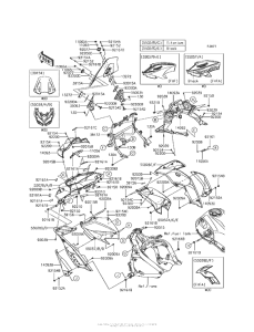 KLE650 Обтекатели