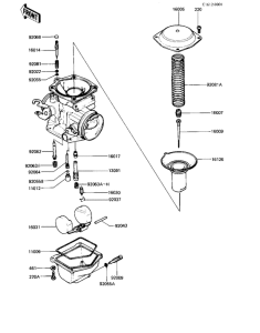 KZ1000 Детали карбюратора