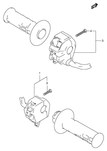 DF125 Рулевой переключатель