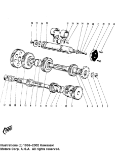  Transmission / change drum