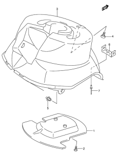 UE125 Переднее крыло