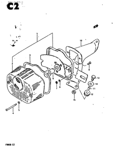 FR80 Задний комбинированный сигнал
