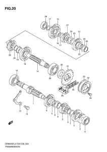 DR650 Трансмиссия