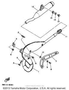 DT50A Выхлопная система
