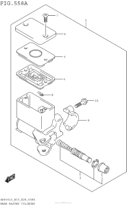 AN650 Задний торм цилиндр