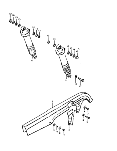 GS1000 Chain case - shock absorber