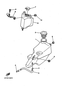 TZR250 Бак масляный