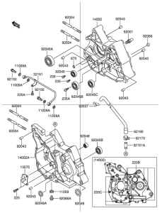 FD112 Картер двигателя
