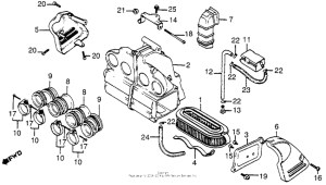 CB750 Воздушный фильтр