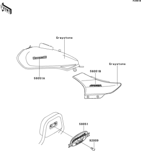 BN125 Decals(graystone)(bn125-a2)