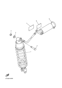 YZF600R Задняя подвеска