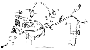 Wire harness + ignition coil