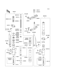 KX125 Front fork(1 / 2)