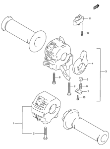 GSX250 Рулевой переключатель