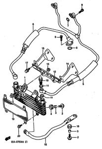 GSX-R750 Sub oil cooler
