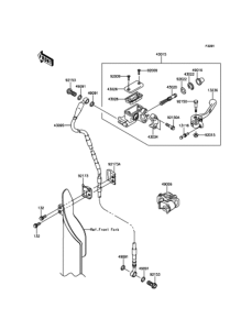 フロントマスタシリンダ
