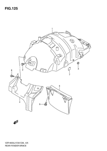 VZR1800 Заднее крыло brace