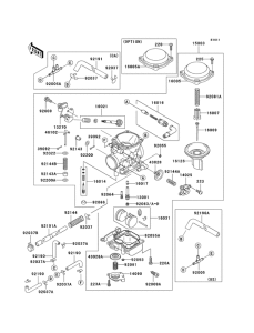 VN800 Carburetor assy