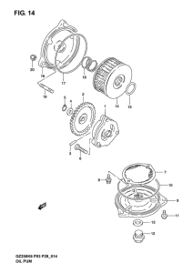 GZ250 Маслонасос