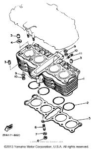 FZ600S Цилиндры