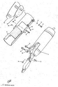 CW50RS Выхлопная система