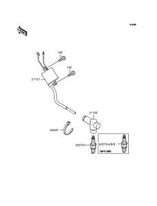 KX125 Катушка зажигания