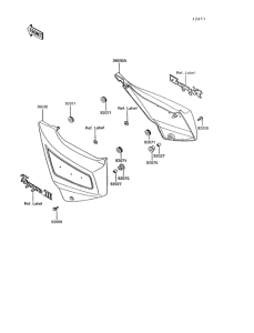 ZG1200 Side covers(zg1200-b6 / b7)
