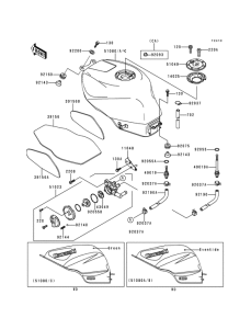 ZX600 Tank fuel