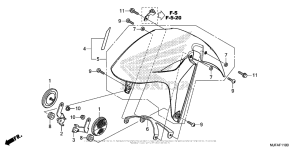 CTX700 Переднее крыло