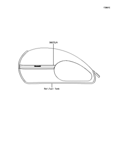 BJ250LGFA デカール(オレンジ / ホワイト)(LHF)