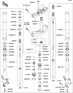 ZR1000 Front fork(1 / 2)