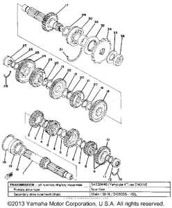 XS400E Трансмиссия