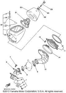 YZ80H1 Впускная система