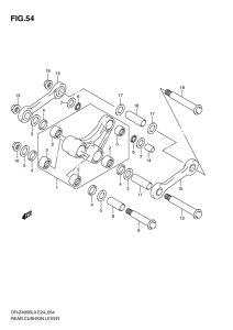 DR-Z400 Втулки заднего рычага