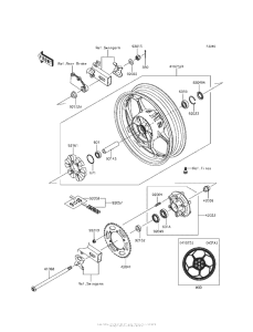 EX300 Заднее колесо и цепь