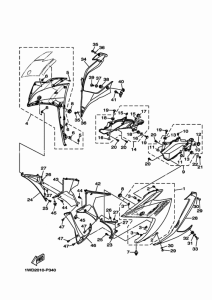 YZF-R25 カウリング 1