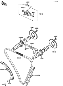 EX500 Распредвал