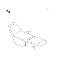 KLX250 Сиденье