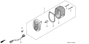 C50 Taillight unit ass`y