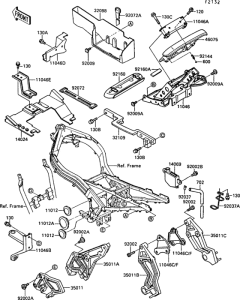 ZX1000 Короб для АКБ