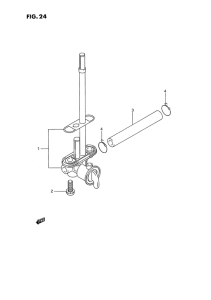 RMX250 Топливный кран