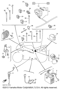 YZF600RNC Электрика