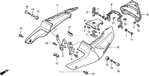CBR900RR Боковые обтекатели