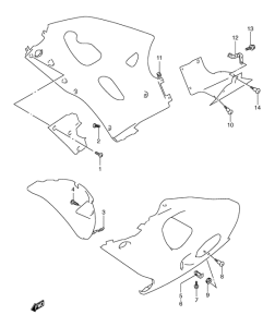 GSX-R600 Installation parts