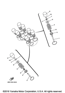 XT1200ZE Клапана
