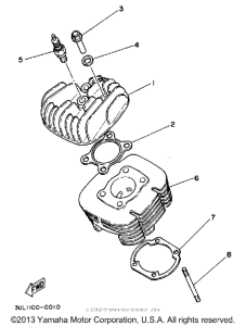 RT100D Головка цилиндров